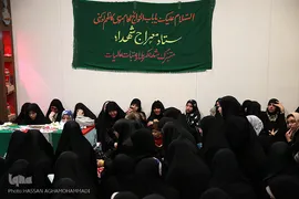 زیارت پیکرهای مطهر و تازه تفحص شده ۱۳۵شهید گمنام دفاع مقدس در معراج الشهدای تهران