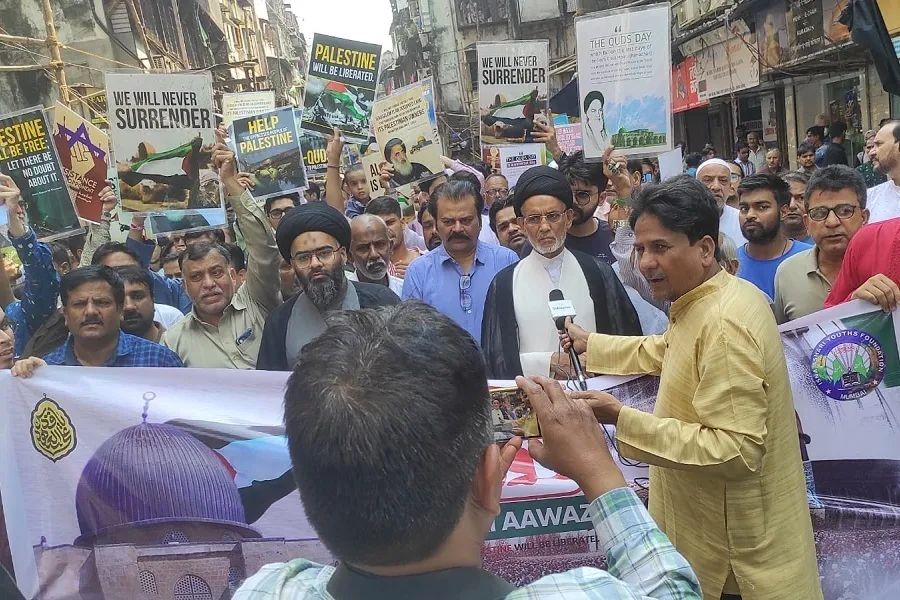 Araw ng Quds: Nagmartsa ang mga Muslim sa Mumbai para sa Palestine
