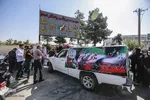 تشييع و خاكسپاري پيكر جانباز قهرمان بهمن گلبارنژاد