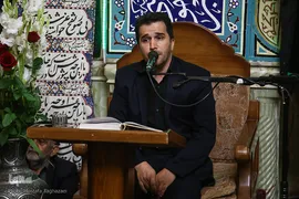 مراسم ترحیم قاری و مداح اهل بیت مصطفی طالبی پور