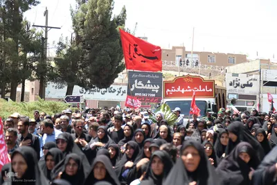 تشییع پیکر شهید علیرضا بالیده