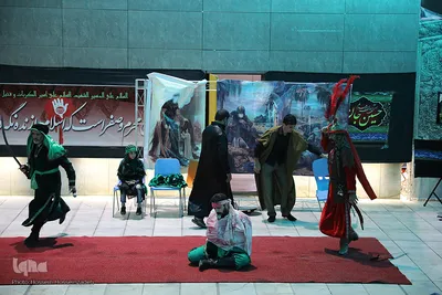 تعزیه خوانی در میدان جانباز مشهد