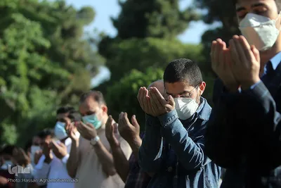 نماز با شکوه عید سعید فطر در مسجد دانشگاه تهران