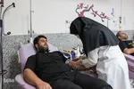 اهدای خون در شب دوم قدر بیرجند ‎‎