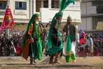 مراسم خیمه‌سوزان و مقتل‌خوانی در خمینی‌شهر اصفهان