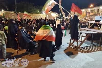 مردم بابلسر در یکصد و بیست‌وهشتمین اجتماع انقلابی با رهبر شهید وداع کردند