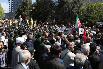 راهپیمایی روز جهانی قدس و تشییع شهیدالقدس «علی آقابابایی» در قزوین
