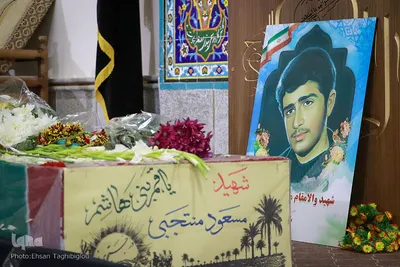 استقبال از  پیکر شهید "منتجبی" پس از ۳۸ سال - زنجان