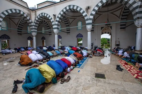 Amerika Diyanet Merkezi'nde bayramlaşma programı düzenlendi