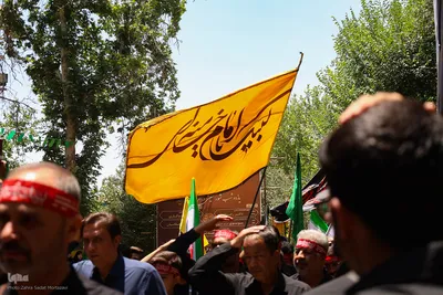 قافله عزاداری روز تاسوعا در اصفهان