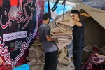 برپائی موکب اربعین در ورودی سومین حرم اهل بیت(ع)‎‎