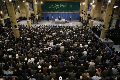 دیدار جمعی از استادان، نخبگان و پژوهشگران دانشگاه‌ها با رهبر انقلاب