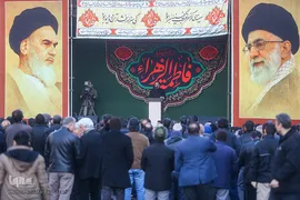 اجتماع عزاداران فاطمی در میدان هفت تیر تهران