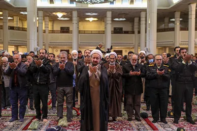 سوگواری شب شهادت امام موسی کاظم (ع) در حرم مطهر‎ شاهچراغ