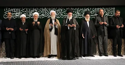 دومین شب مراسم عزاداری حضرت اباعبدالله الحسین علیه‌السلام در محضر رهبر انقلاب
