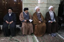 تشییع آیت الله شیخ عبدالنبی نمازی در قم