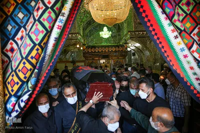 تشییع والده سردار سرتیپ پاسدار غلامحسین غیب‌پرور