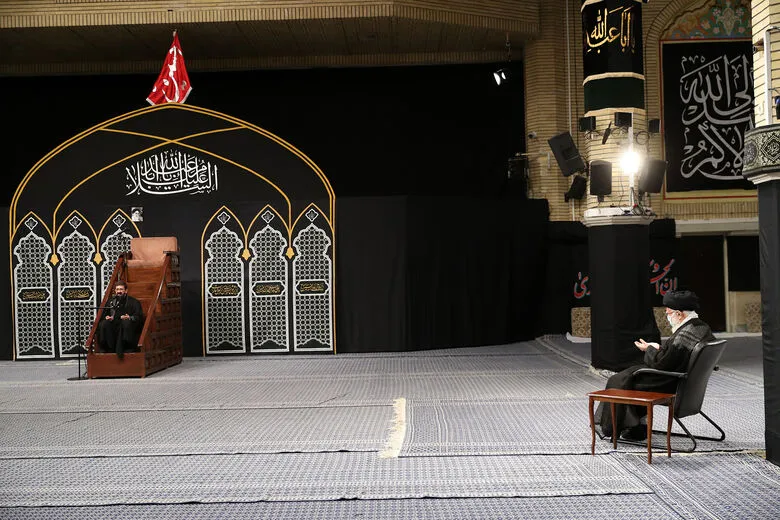 اولین شب مراسم عزاداری حضرت اباعبدالله الحسین علیه‌السلام برگزار شد