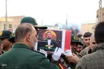 مراسم تشییع و تدفین شهید "احسان غمی تازه کندی" اولین شهید اهری جنگ رمضان در اهر