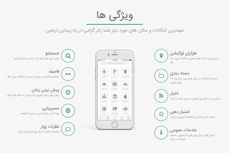 اولین اپلیکیشن تخصصی زیارت اربعین با عنوان «زائر» رونمایی شد