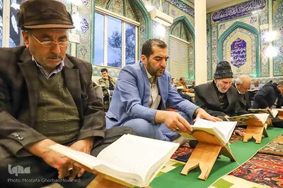 مراسم جزء خوانی قرآن در اهر