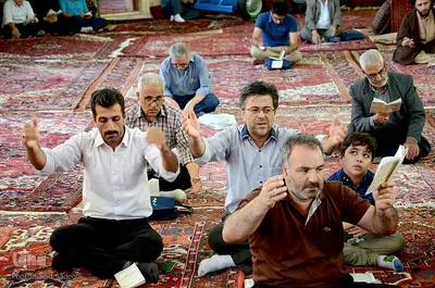 مراسم پرفیض دعای ندبه در مهدیه تبریز