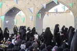 مراسم قرائت دعاي پرفيض عرفه در امامزاده علي بن جعفر صادق(ع) سمنان
