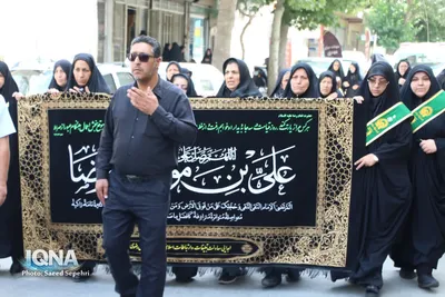 دسته عزاداری روز شهادت امام رضا(ع) در ملایر