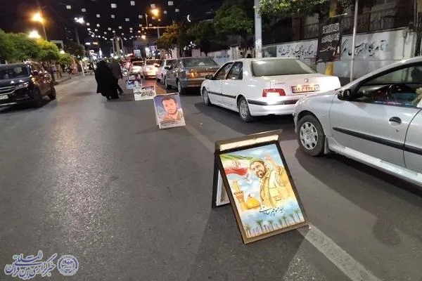 برپایی نمایشگاه نقاشی شهدایی در بابلسر