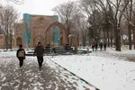 بارش برف در اهر