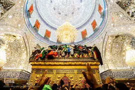 عرض ارادت دسته‌های عزاداری موکب‌ها در شب اربعین
