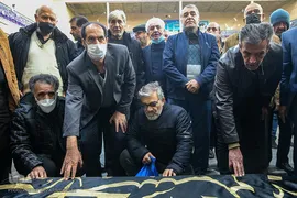 تشییع پیکر «حاج احمد فیاض» پیرغلام اهل‌بیت(ع)