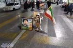 موج پنجاه و هفتمین شب اجتماع مردم  بابلسر  در  میدان شهدای بیت المقدس