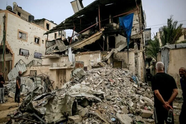 Destruction resulting from Israeli attacks in Gaza