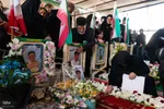 مراسم چهلم شهدای حوادث دی‌ماه در گلستان شهدای اصفهان