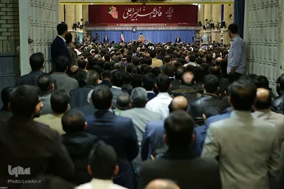 دیدار مداحان اهل‌بیت(ع) با رهبر انقلاب