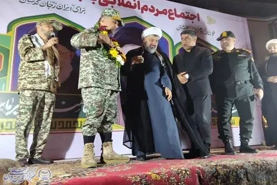 چهل نهمین شب اجتماع مردم ولایت مدار شهرستان بابلسر با محوریت روز ارتش