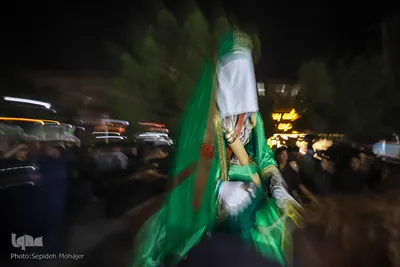 برپایی آیین سوگواری شب هشتم محرم در شهرک عرب‌ها
