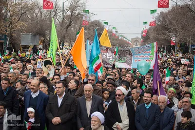 راهپیمایی چهلمین سالگرد پیروزی انقلاب اسلامی در قزوین