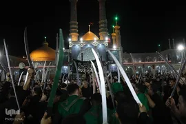 آیین سنتی مشق شمشیر در قم