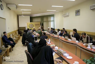 ⁨نشست خبری بیست و چهارمین مسابقات قرآنی جامعه المصطفی⁩