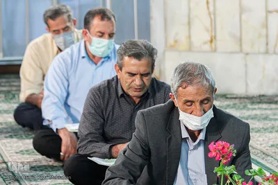 مراسم جز خوانی در حرم حضرت عبدالعظیم حسنی