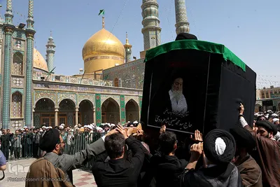 تشییع پیکر «آیت الله حسینی شاهرودی»