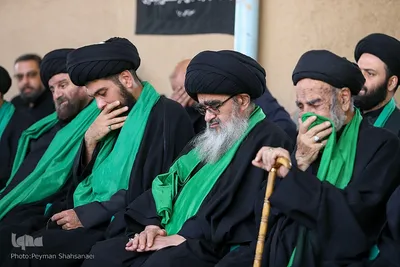دسته عزاداری سادات و روحانیون شهرستان خمینی شهر