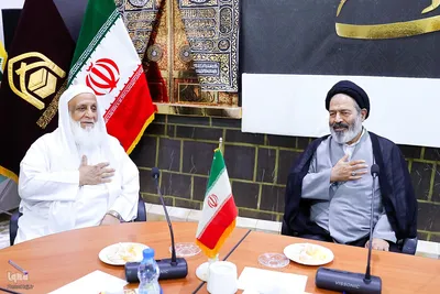 دیدار با جمعی از علما و روحانیون کاروان های اهل سنت در مکه مکرمه