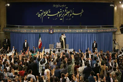 دیدار جمعی از دانشجویان و نمایندگان تشکل‌های دانشجویی با رهبر انقلاب