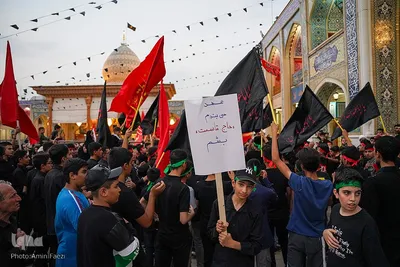 عزاداری نوجوانان به مناسبت روز قاسم‎