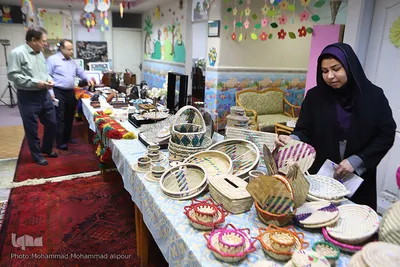نمایشگاه صنایعی دستی در موسسه خیریه چهارده معصوم اهواز عکاس محمد محمدعلی پور