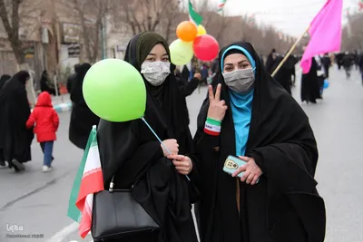 راهپیمایی 22 بهمن در یزد