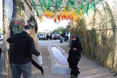 مراسم آیینی جاماندگان اربعین حسینی در تبریز